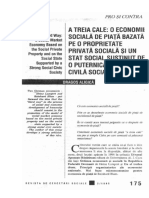 RCS - 1995 - 2 - 14 - Aligica A Treia Cale o Economie Socială de Piață Bazată Pe o Proprietate Privată Social