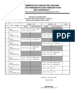 Jadwal Pas 1 2021-2022