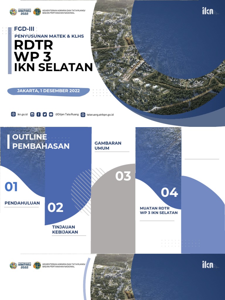 RDTR WP 3 IKN Selatan 2022-2042 | PDF