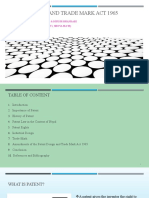 Patent Design and Trade Mark Act 1965 Explained