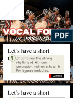 Vocal Forms