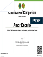 FASSSTER - Certificate of Completion
