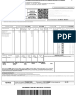 DANFE - Documento auxiliar da nota fiscal de energia elétrica