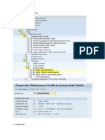 Service Contract Profile Creation