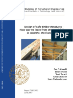 Design of Safe Timber Structures