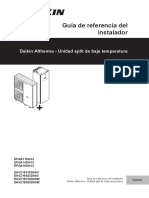 EPGA011-016DV EAVZ-D6V EAVZ-D9W 4PES556075-1 2019 02 Installer Reference Guide Spanish