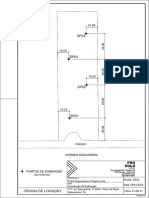 Ponto de sondagem construção edificação Av. Saquarema