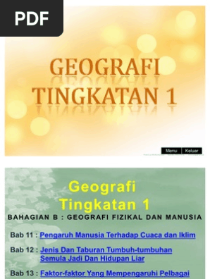 Geografi Tingkatan 1 Bab 11 17 Pdf