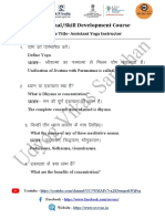 Yoga - Questions & Answers - 52hindi&english