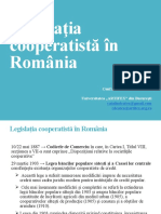 T6 - Legislatia Cooperatista in Romania