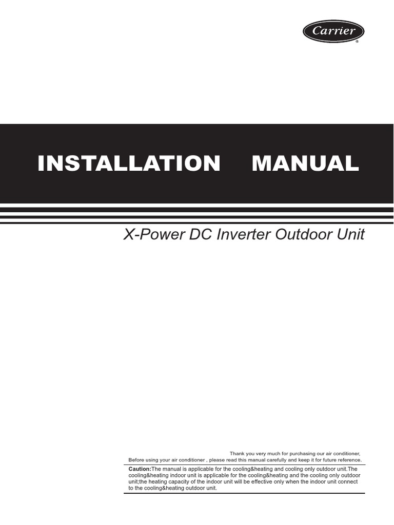 2 - Operation Manual For VRF Unit | PDF | Air Conditioning ...