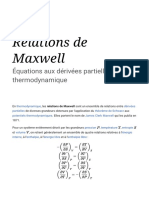 Relations de Maxwell - Wikipédia