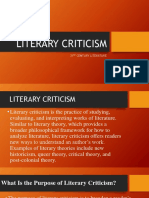 Literary Criticism