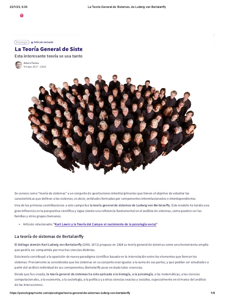 La Teoría General De Sistemas De Ludwig Von Bertalanffy Pdf