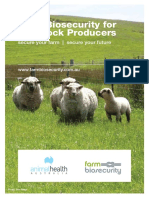 Booklet Farm Biosecurity For Livestock Producers