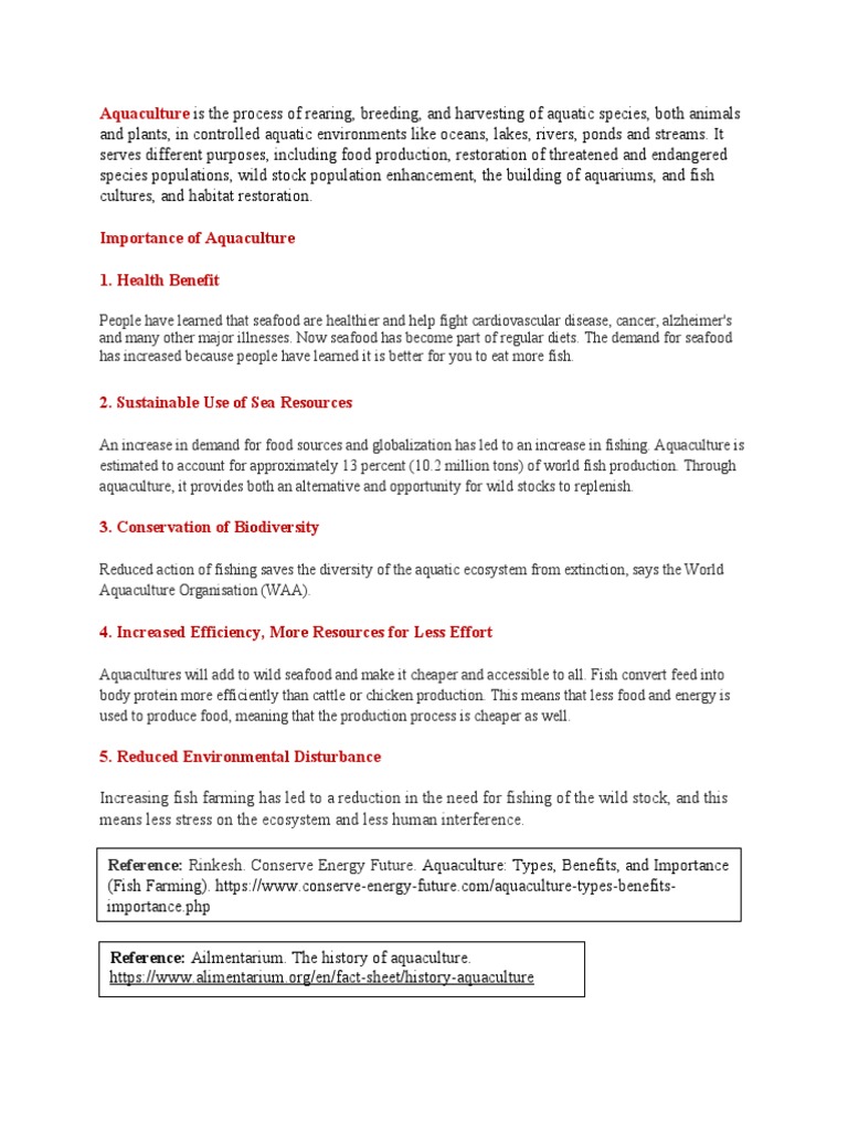 History Of Aquaculture Pdf Aquaculture Seafood