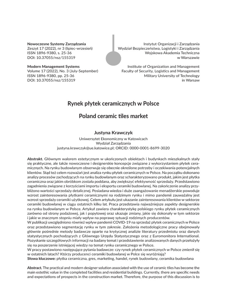 Poland Ceramic Tiles PDF