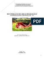 Recuperando áreas degradadas: conceitos e caracterização