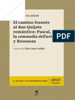 Clark Colahan - El Camino Francés Al Don Quijote Romántico: Pascal, La Commedia Dell'arte y Rousseau