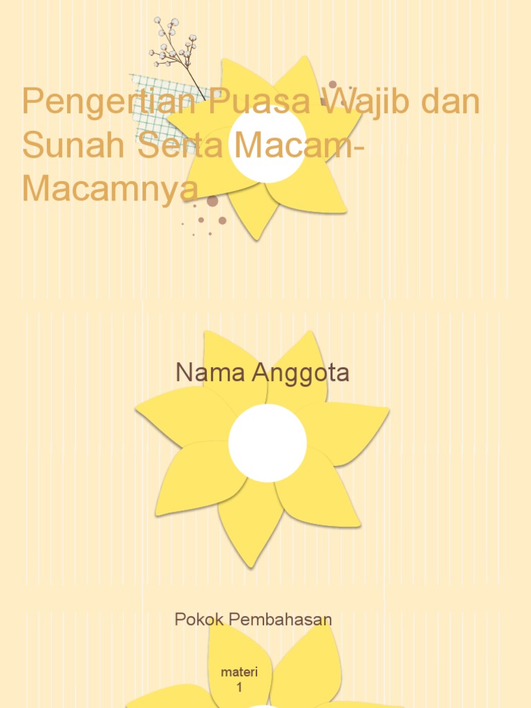 Sunflower Template by Aesthetric | PDF