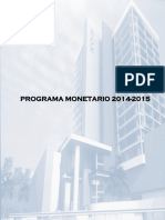 Programa Monetario 2014 2015