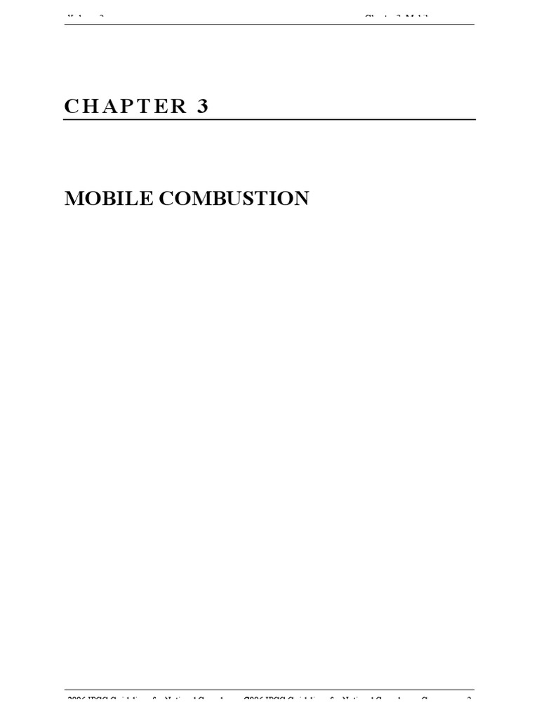 Mobile Combustion Guidelines Overview | PDF | Emission Intensity ...