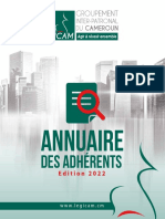 Annuaire Gicam 2022