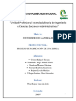 Trabajo de Investigación Conformado de Materiales