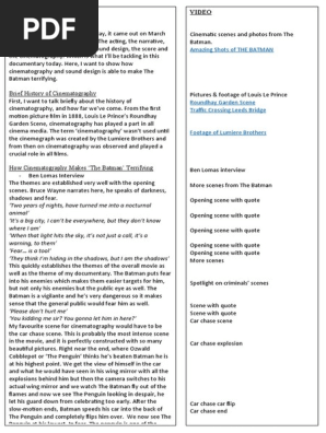 documentary script