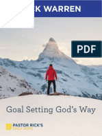 Goal Setting Gods Way