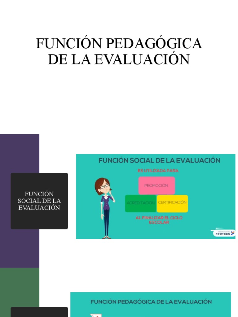 Funciones y Principios de La Evaluación | PDF