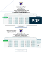 Answer Sheet Exam