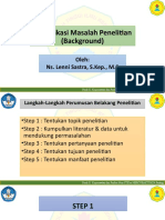 1 Identifikasi Masalah Penelitian