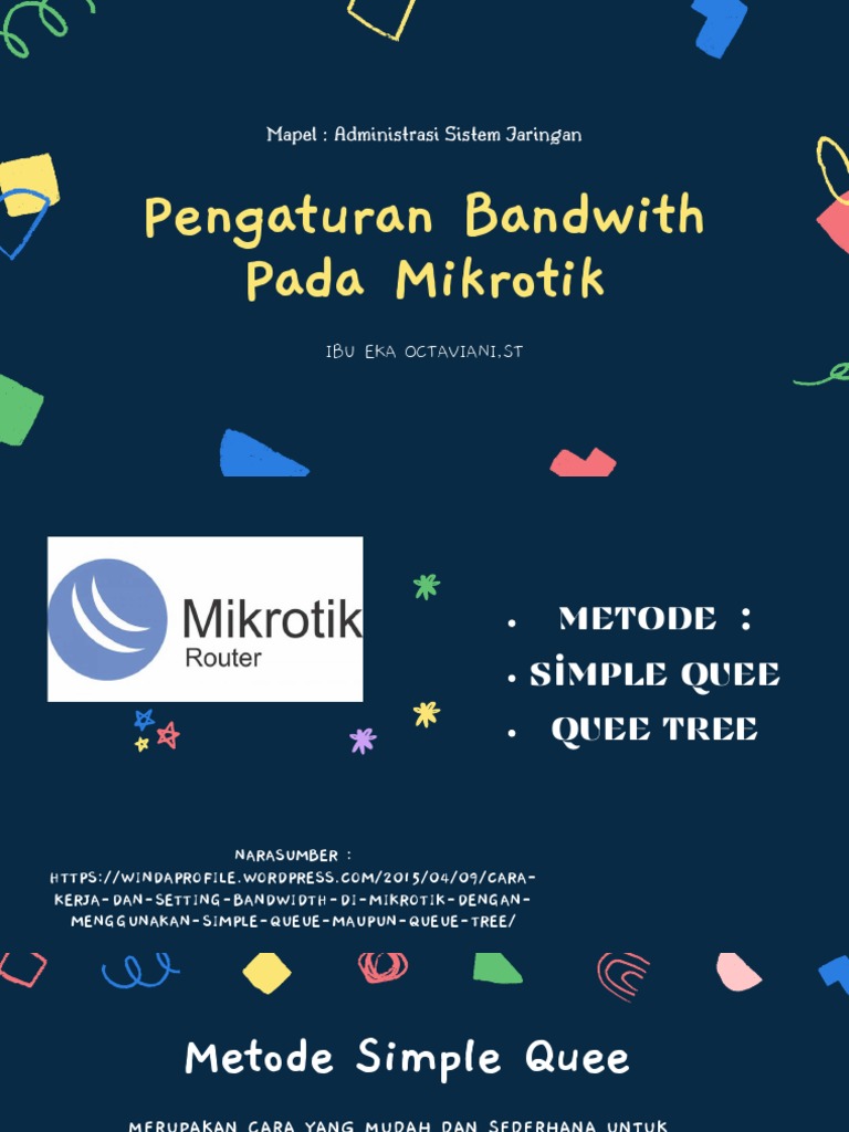 Pengaturan Bandwidth dengan Simple Queue | PDF