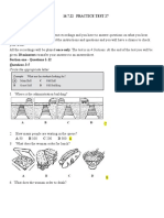 Practice Listening Test 27