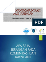 Keamanan Komunikasi Dan Jaringan: Furqon Mauladani S.Kom., M.MT