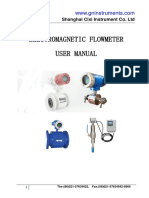 CX-EMFM User manual of Electromagnetic flowmeter 电磁说明书 (2018新)