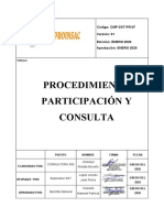 CMP-SST-PR-07 Procedimiento de Participacion y Consulta