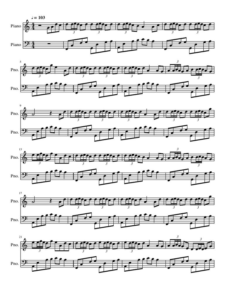 Fireflies Piano Sheet Music | PDF
