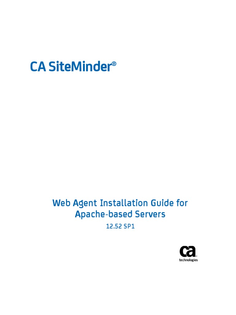 Siteminder Wa Install Apache Enu | PDF | Networking | Internet & Web
