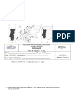 Classificação Geografia 7o Ano