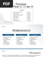 Kelompok 4 - Penerapan PPh 22, 23, Dan 26 - Submit 01092022