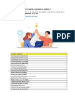 Reporte de Plataforma de Aprende