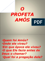 O profeta Amós e sua pregação de arrependimento