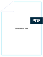 Reporte Tecnico de Cimentaciones