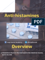 Antihistamines Rashed