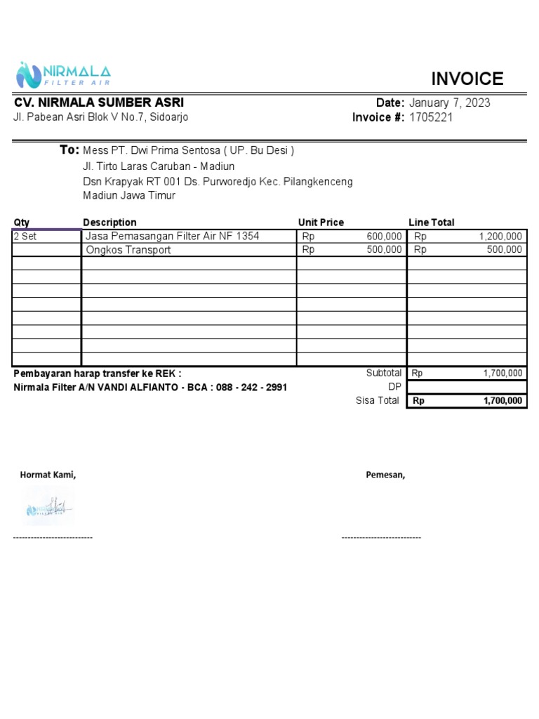 Inv PT Dps 2 | PDF