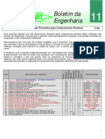 Be11 - Recomendação de manutenção preventiva para compressores parafuso