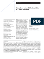 Olanzapine Vs Haloperidol