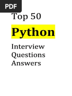 TOP 50 Python Questions